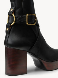 Bottines Izzie en cuir - Black