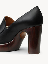Mocassins Irenn en cuir - Black