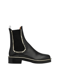 Bottines Idol hautes en cuir - Black