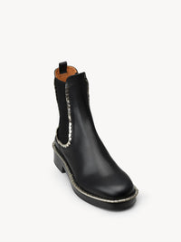 Bottines Idol hautes en cuir - Black