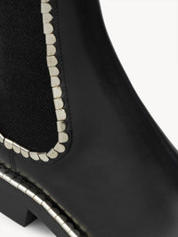 Bottines Idol hautes en cuir - Black