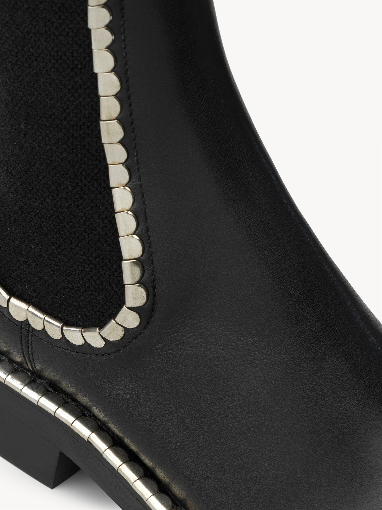 Bottines Idol hautes en cuir - Black