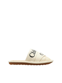 Mules Woody en cuir - White