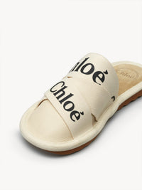Mules Woody en cuir - White