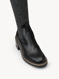 Bottes chaussettes Franne en mohair - Black