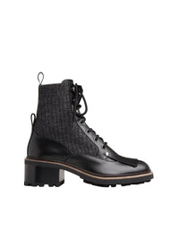 Bottines Franne en mohair - Black