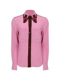 Top en crêpe - Rose Velouté