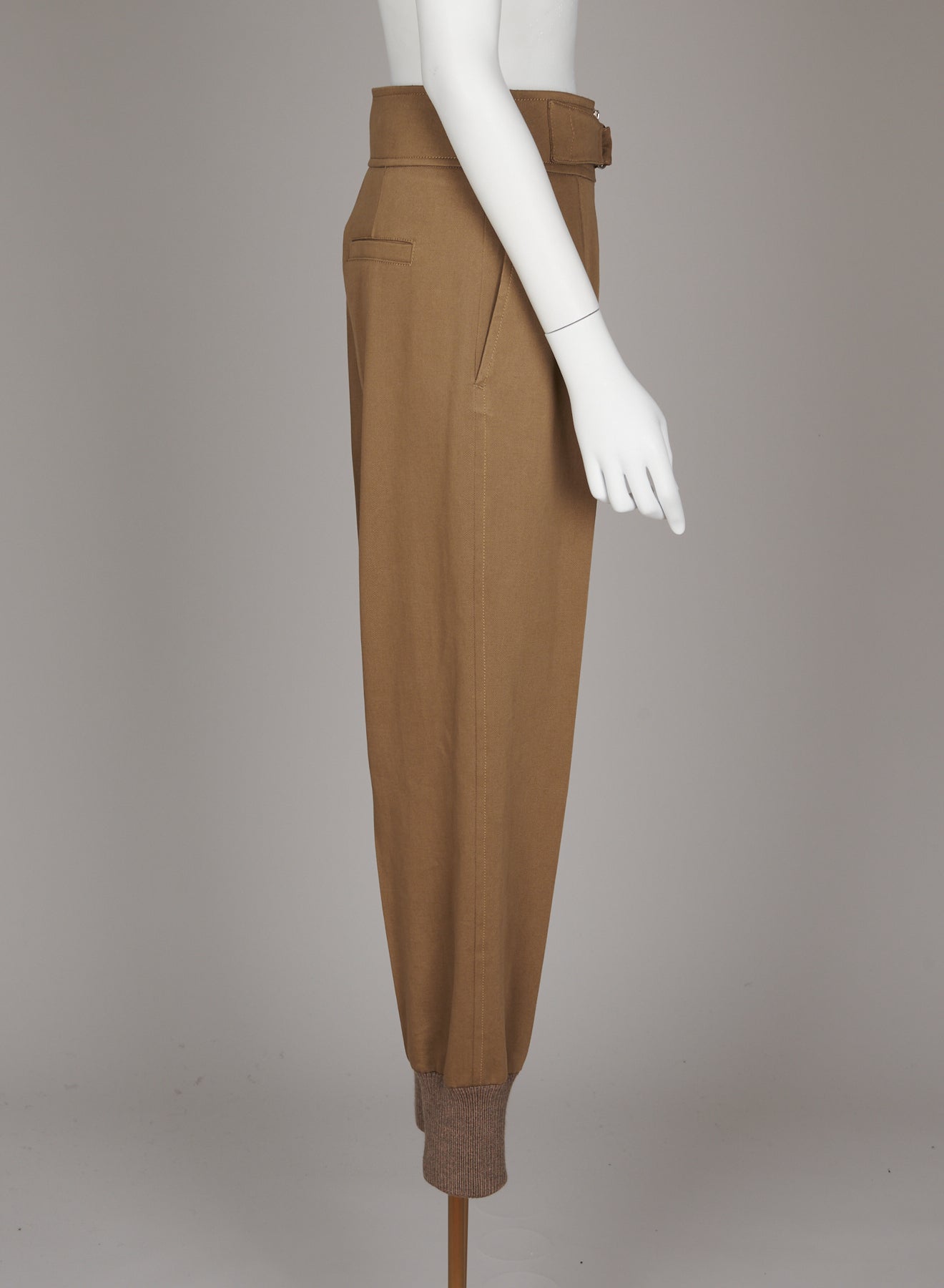 Pantalon en coutil de coton - Marron