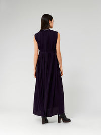 Robe longue à colonnes - Eternity Black