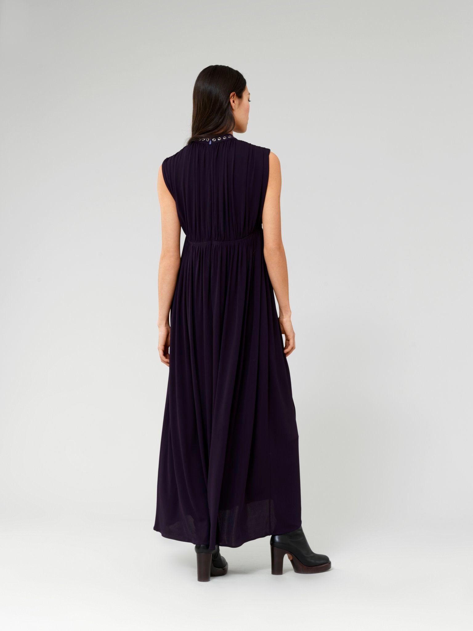 Robe longue à colonnes - Eternity Black