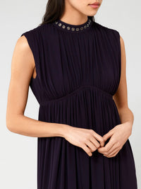 Robe longue à colonnes - Eternity Black