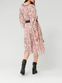 Robe imprimée - Misty Pink