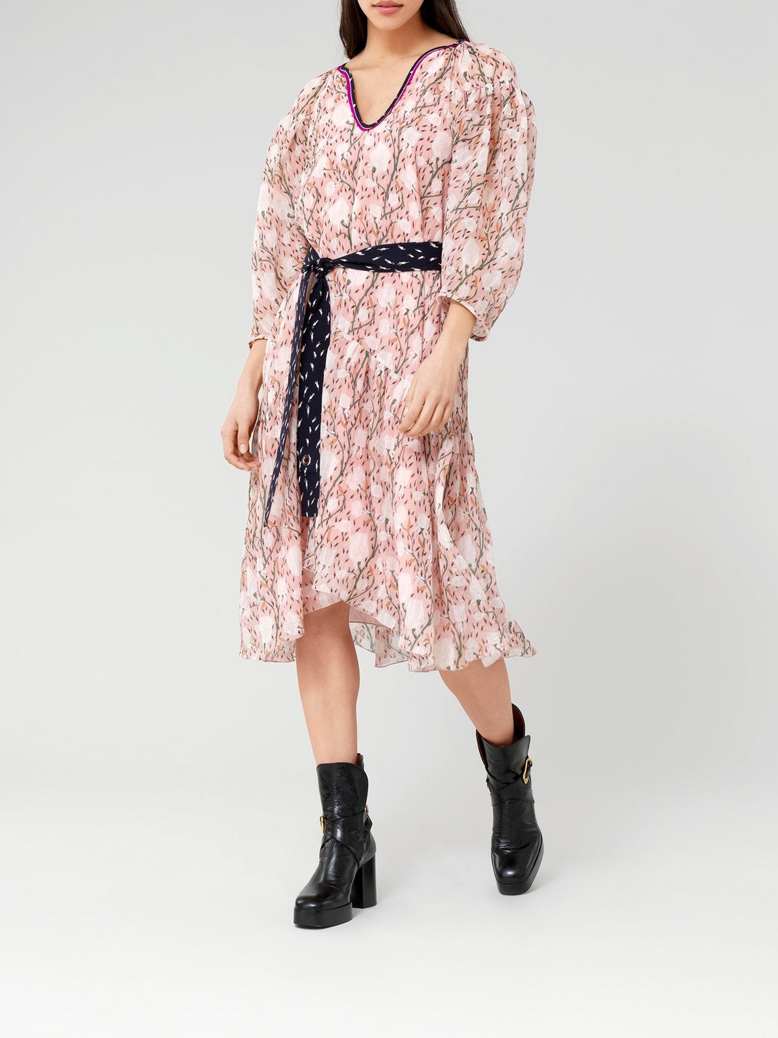Robe imprimée - Misty Pink