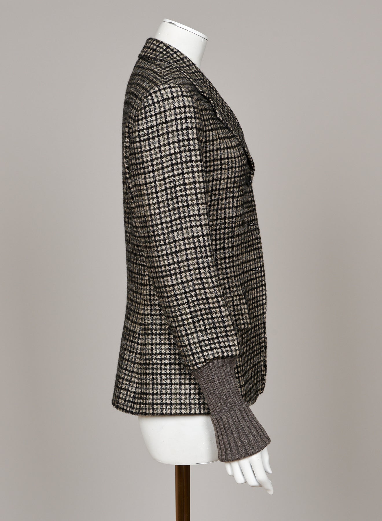 Blazer structuré en laine - Sooty Khaki
