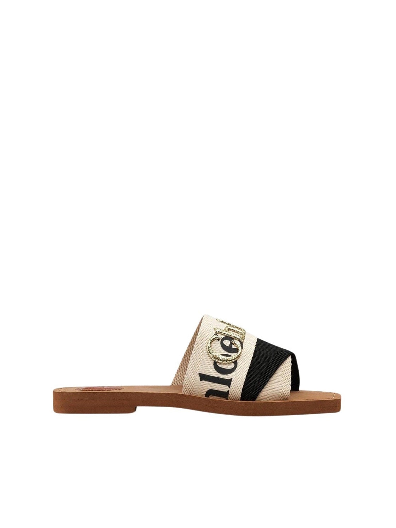 Mules plates Woody - Black & White