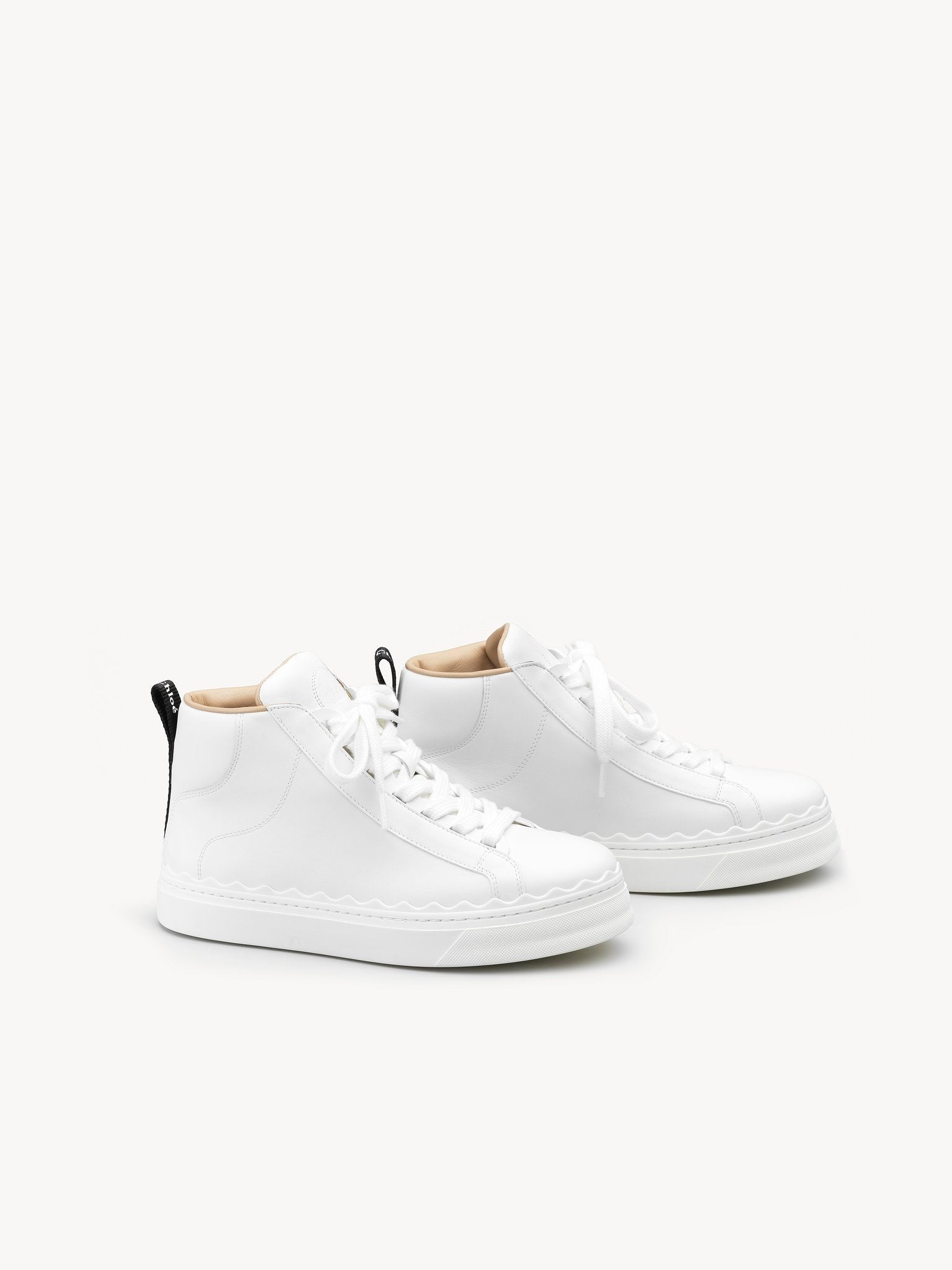 Sneakers Lauren en cuir - White