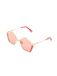 Lunettes de soleil pentagone Gemma - Pink