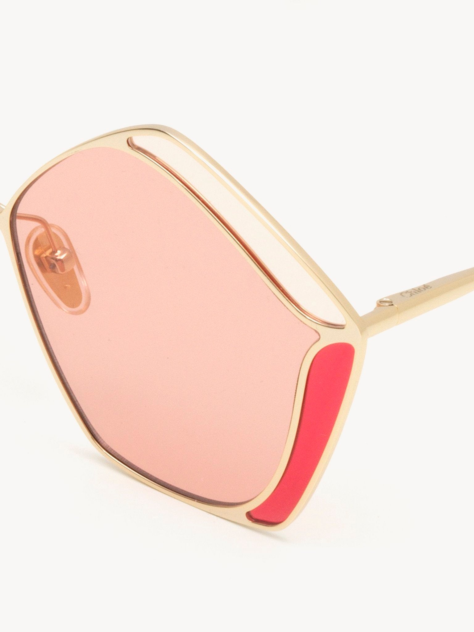Lunettes de soleil pentagone Gemma - Pink