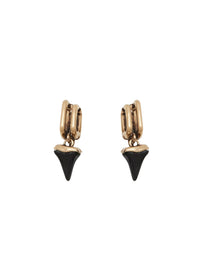Boucles d'oreilles en laiton - Black