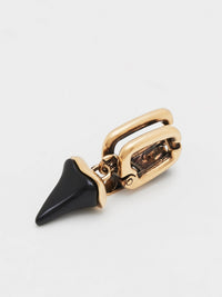 Boucles d'oreilles en laiton - Black