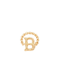 Bague Alphabet en laiton - Gold B