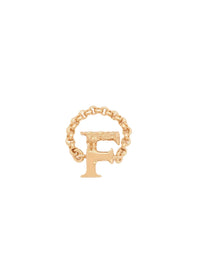 Bague Alphabet en laiton - Gold F
