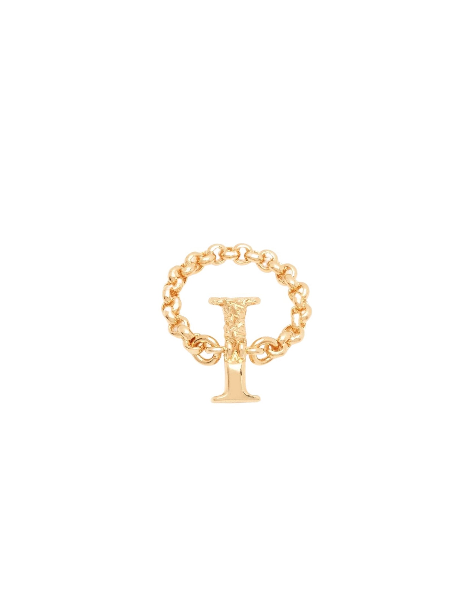 Bague Alphabet en laiton - Gold I