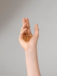Bague Alphabet en laiton - Gold L