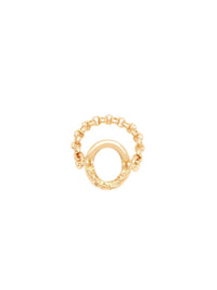 Bague Alphabet en laiton - Gold O