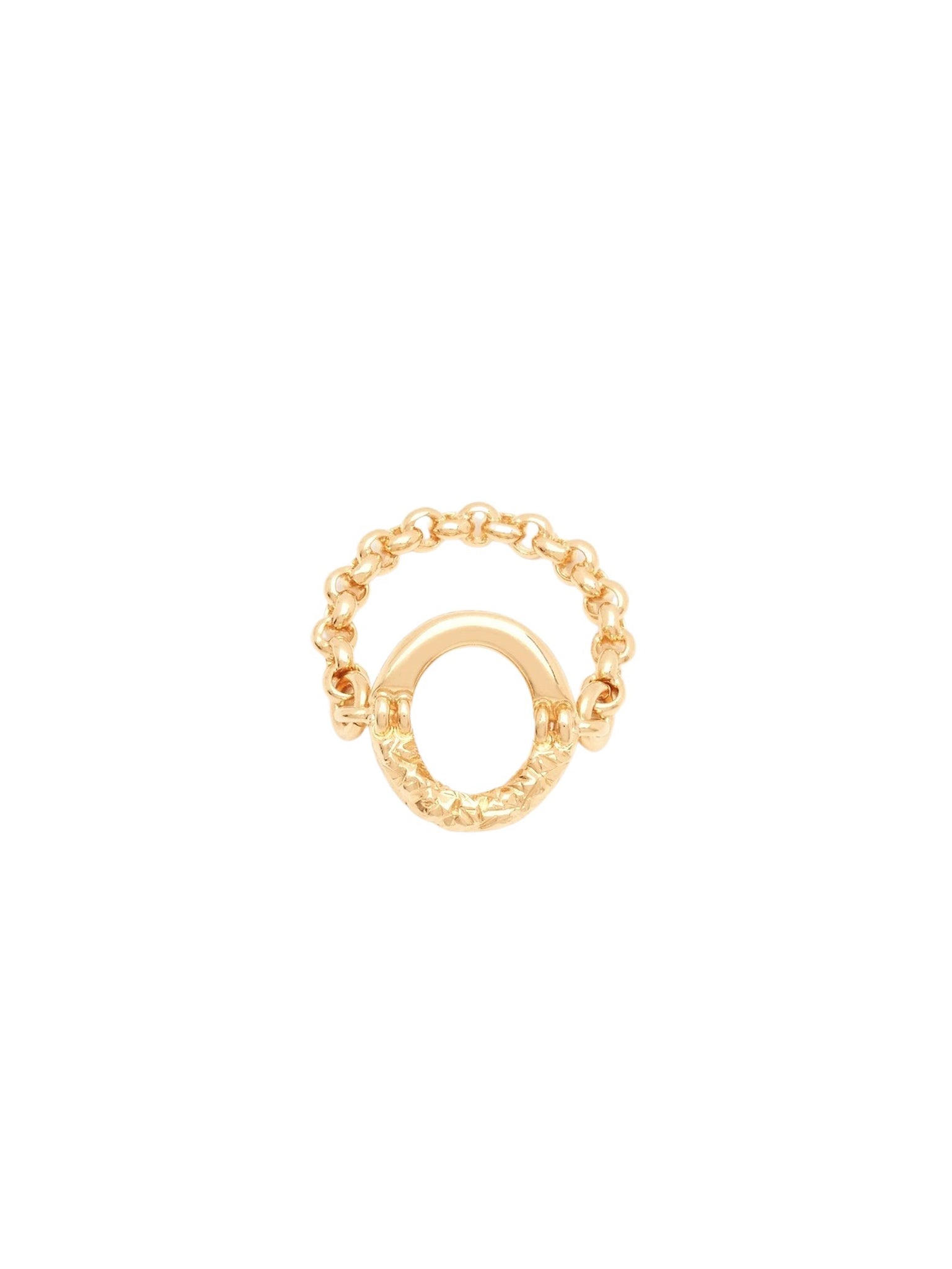 Bague Alphabet en laiton - Gold O