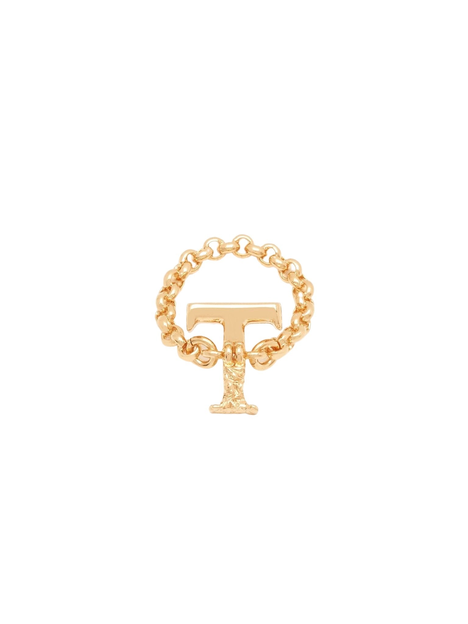 Bague Alphabet en laiton - Gold T