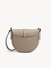 Petit sac porté épaule Darryl en cuir - Motty Grey