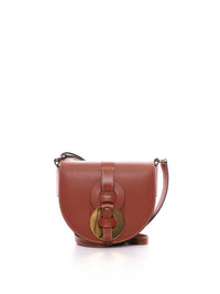 Petit sac porté épaule Darryl en cuir - Brown
