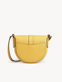 Petit sac porté épaule Darryl en cuir - Sultan Yellow