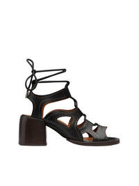 Sandales à talons Gaile en cuir - Black
