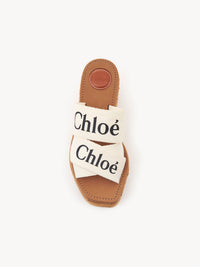 Mules espadrilles compensées Woody - White