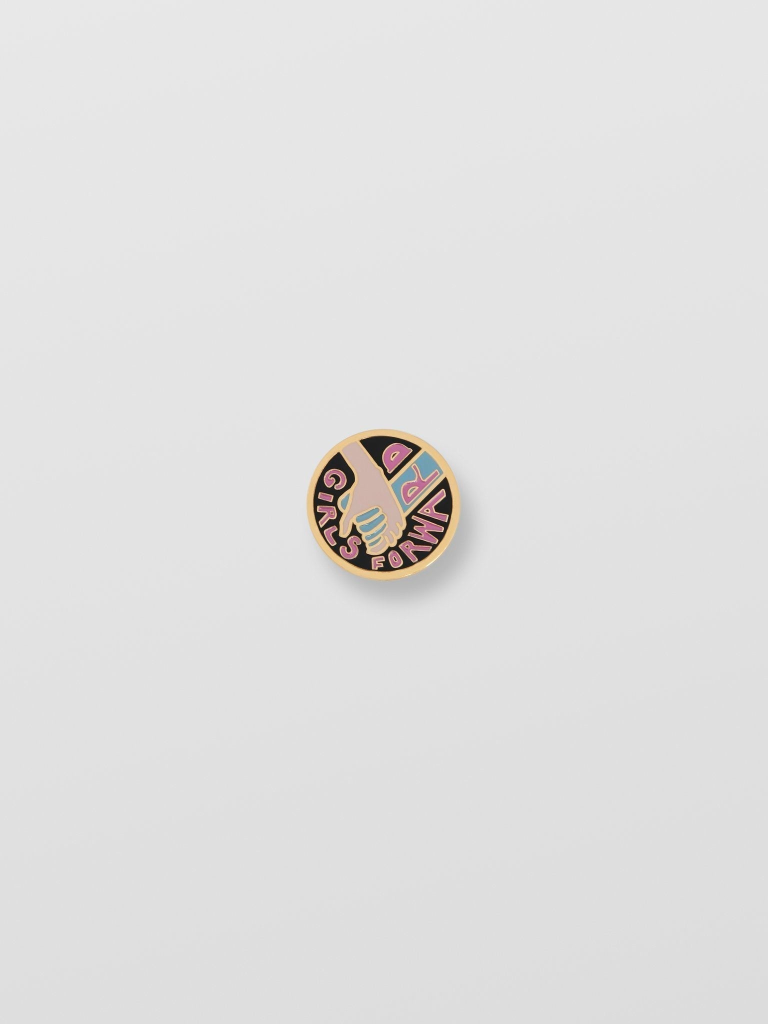 Broche et épingle Chloé x Unicef en laiton - Blue & Pink