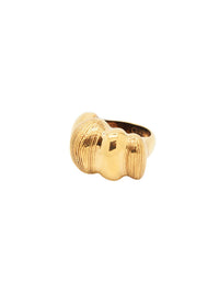 Bague Trudie en laiton - Or Vintage
