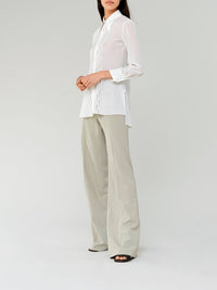 Blouse fluide en soie - Iconic Milk