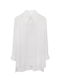 Blouse fluide en soie - Iconic Milk