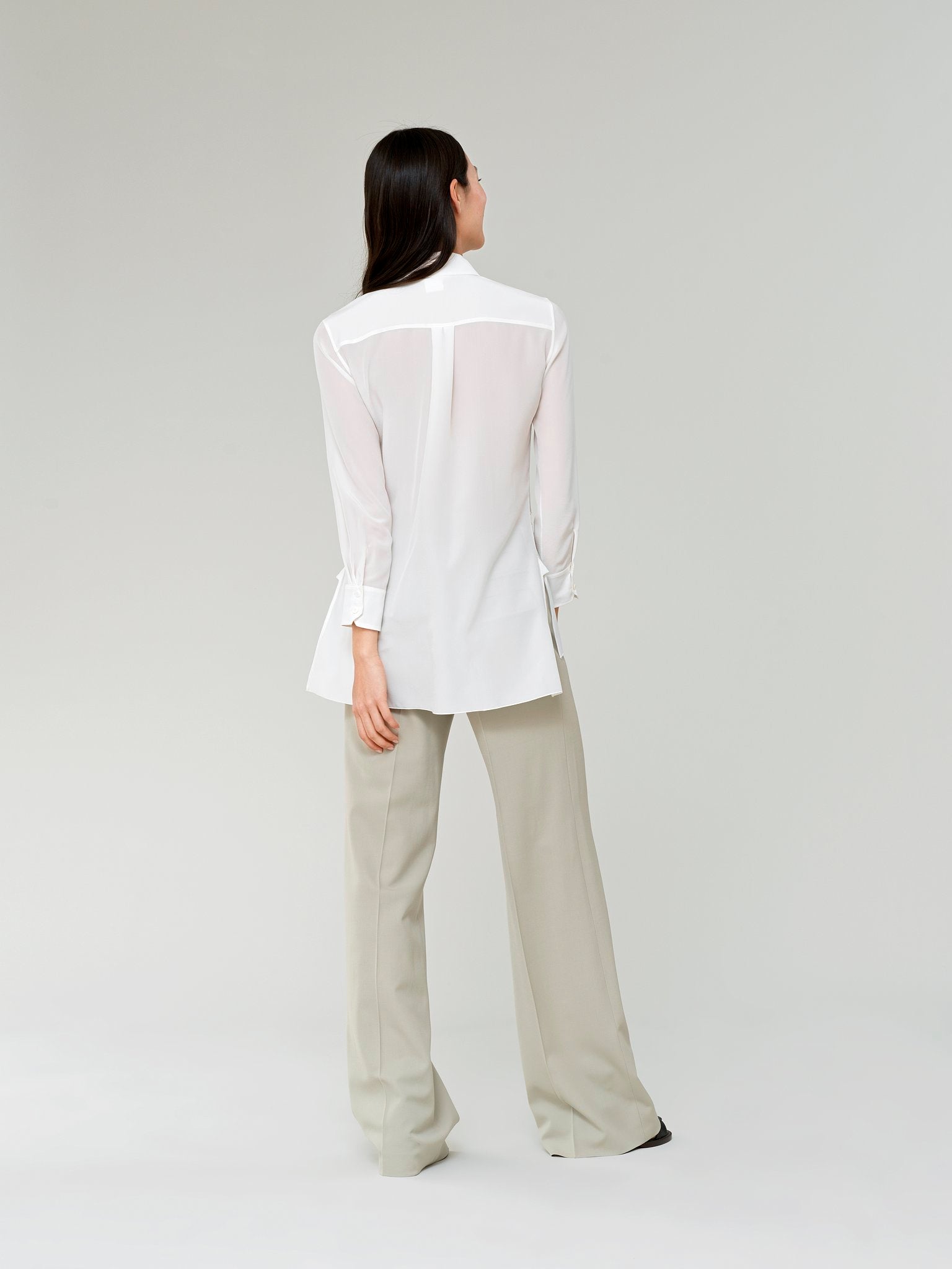 Blouse fluide en soie - Iconic Milk