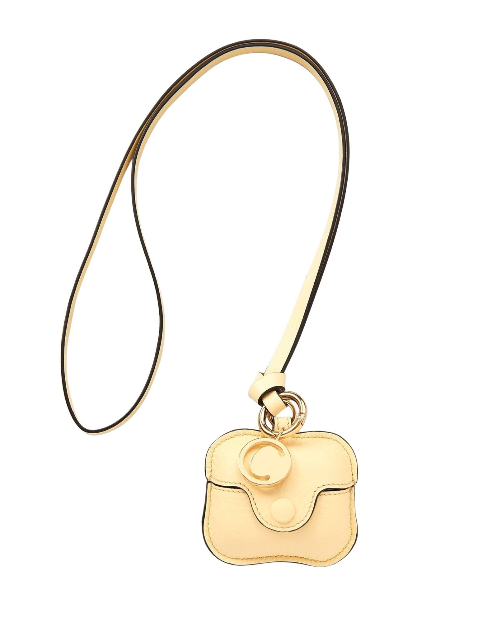 Étui pour Airpods Pro Alphabet en cuir - Softy Yellow