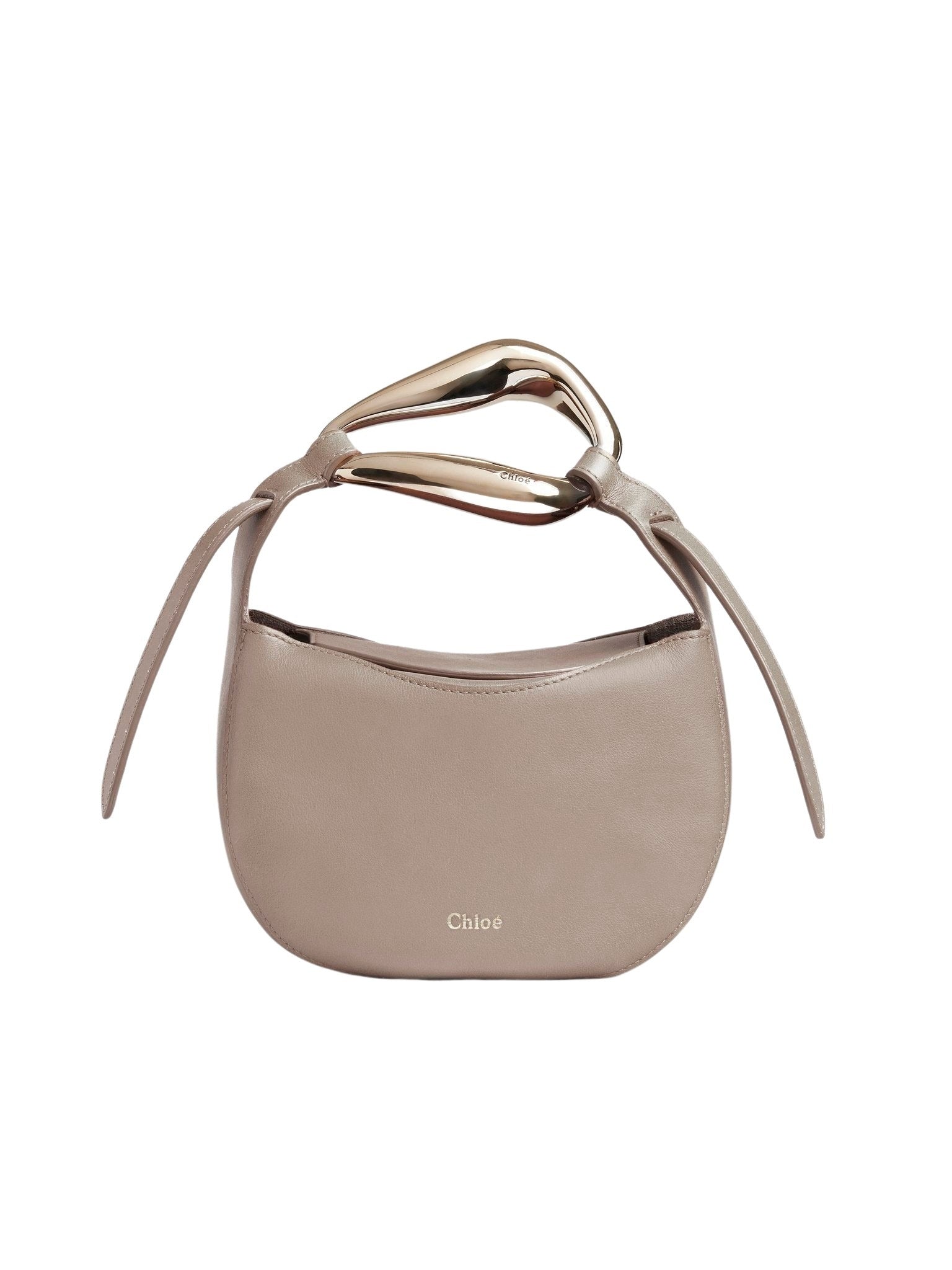 Petit sac Kiss en cuir - Motty Grey