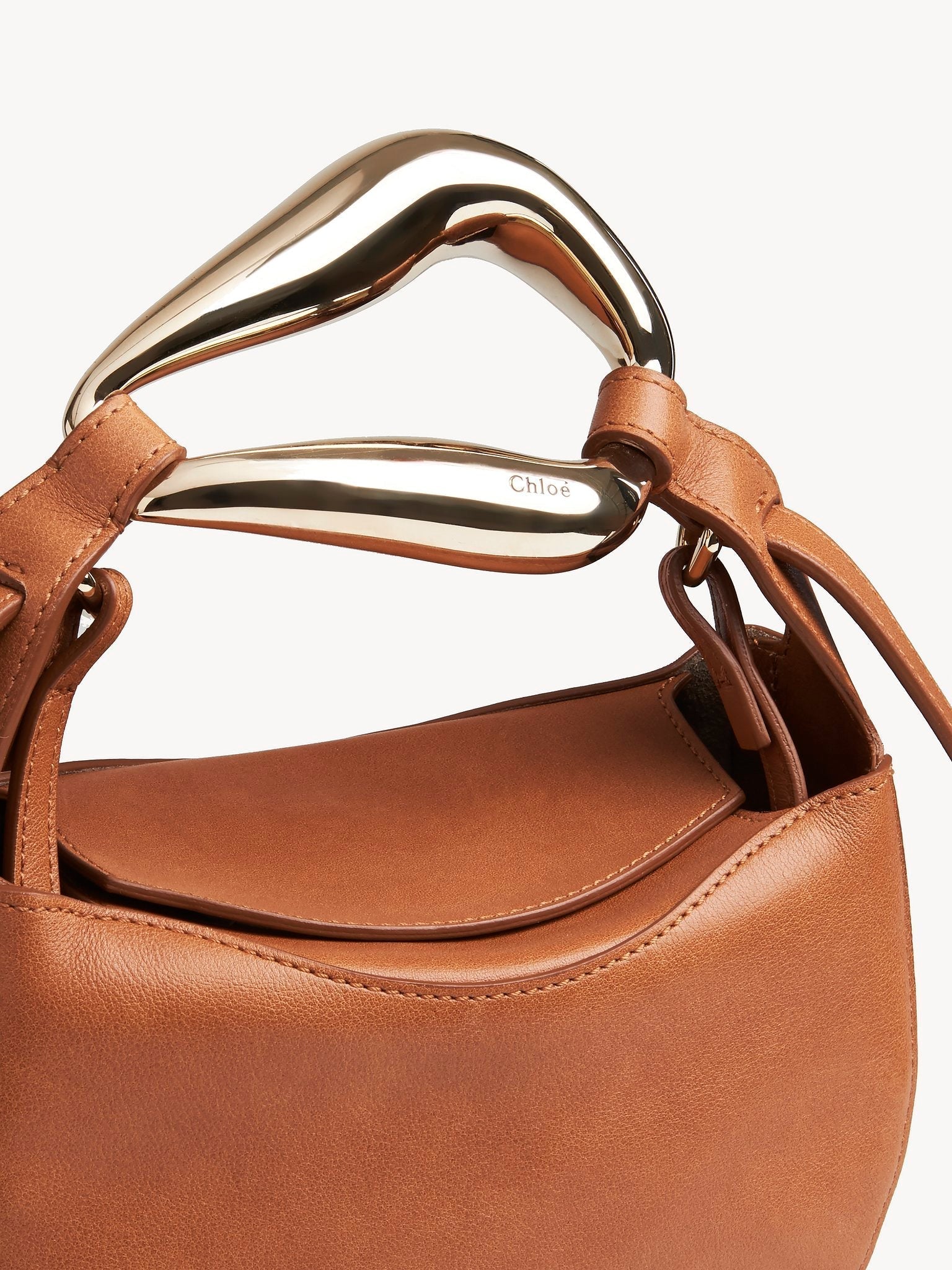 Petit sac Kiss en cuir - Arizona Brown