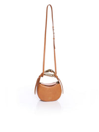 Petit sac Kiss en cuir - Arizona Brown