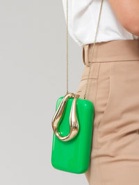 Minaudière Kiss - Vibrant Green