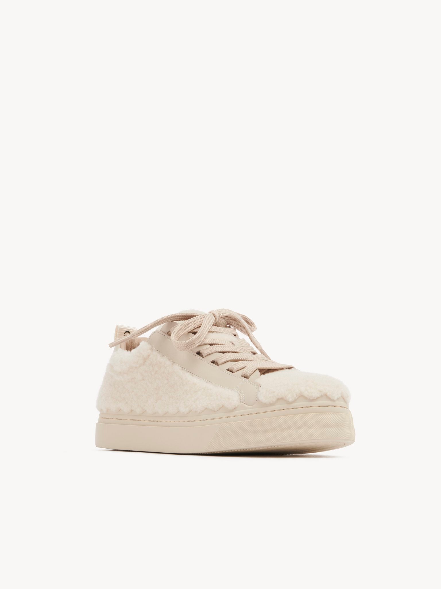 Baskets Lauren en cuir - Mild Beige