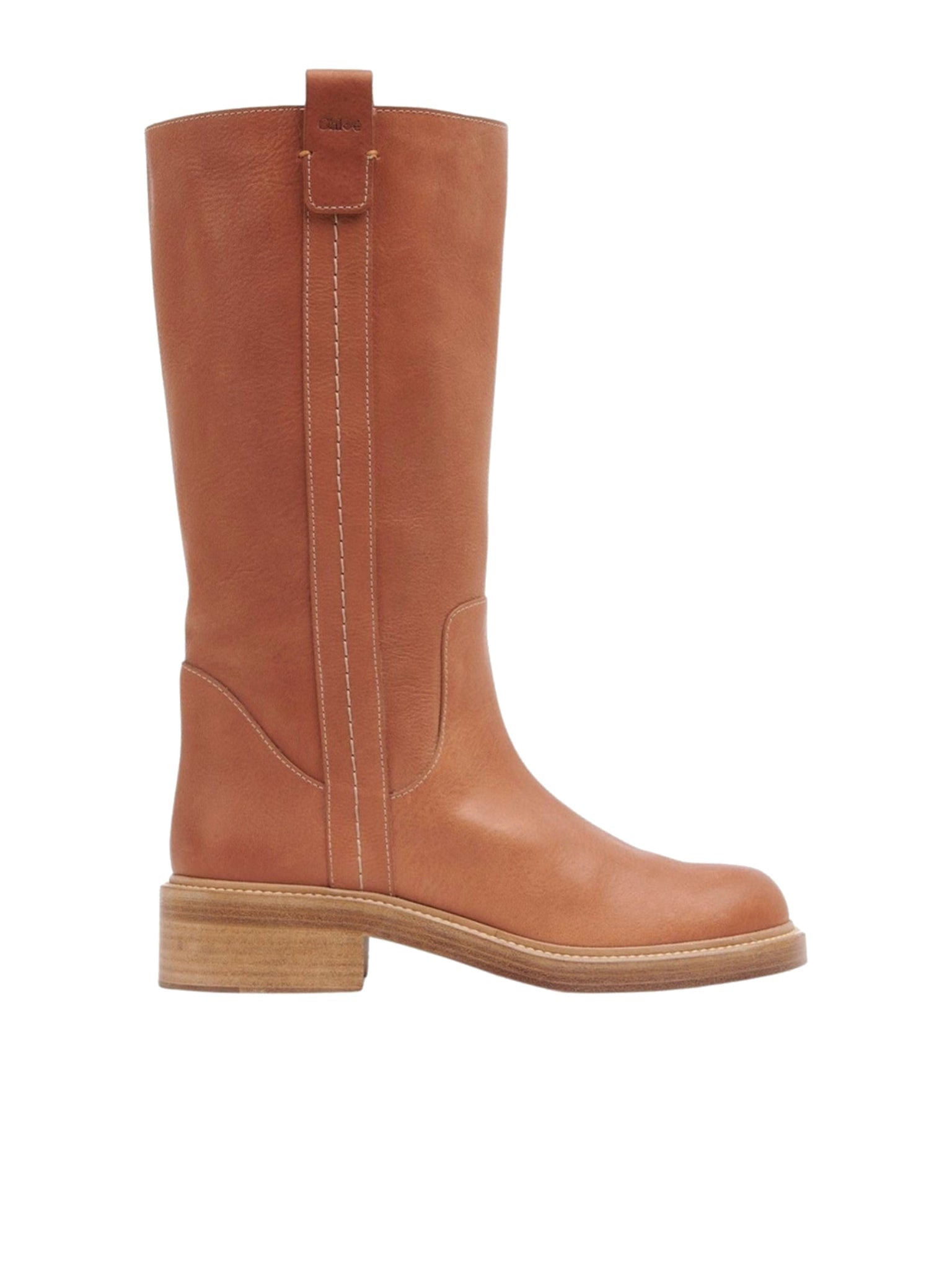 Bottes Edith en cuir - Luminous Ochre