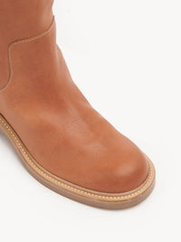 Bottes Edith en cuir - Luminous Ochre