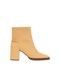 Bottines Edith à talons en cuir - Soft Tan